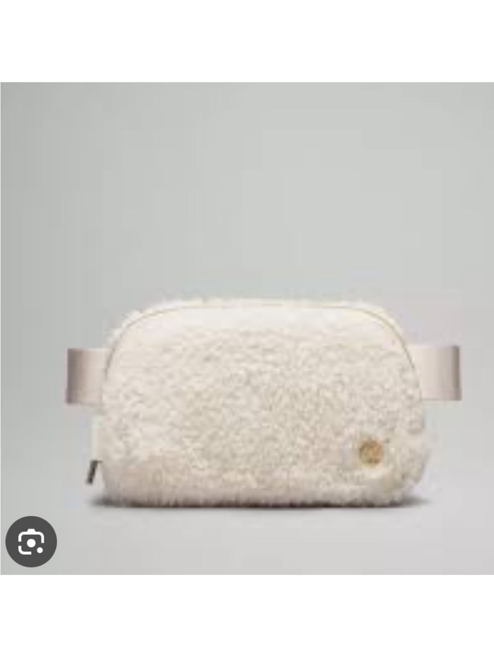 NWT Lululemon athletica Cream Sherpa Crossbody Belt Bag